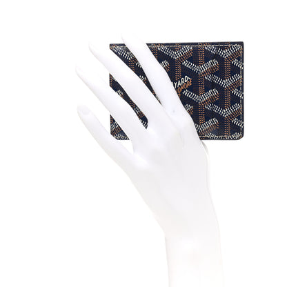 Goyard Goyardine Multi Slot Bi-Fold Wallet Navy 2 of 8