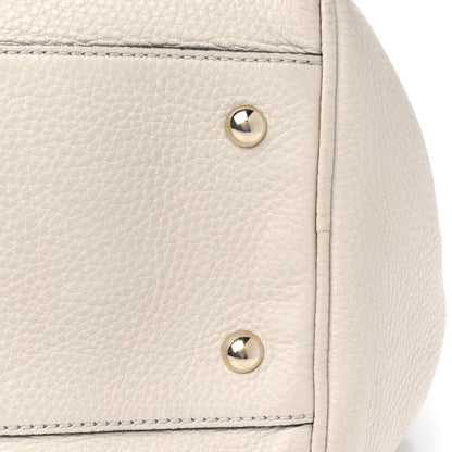 Gucci Calfskin Bamboo Medium Shopper Boston Mystic White 19 of 25