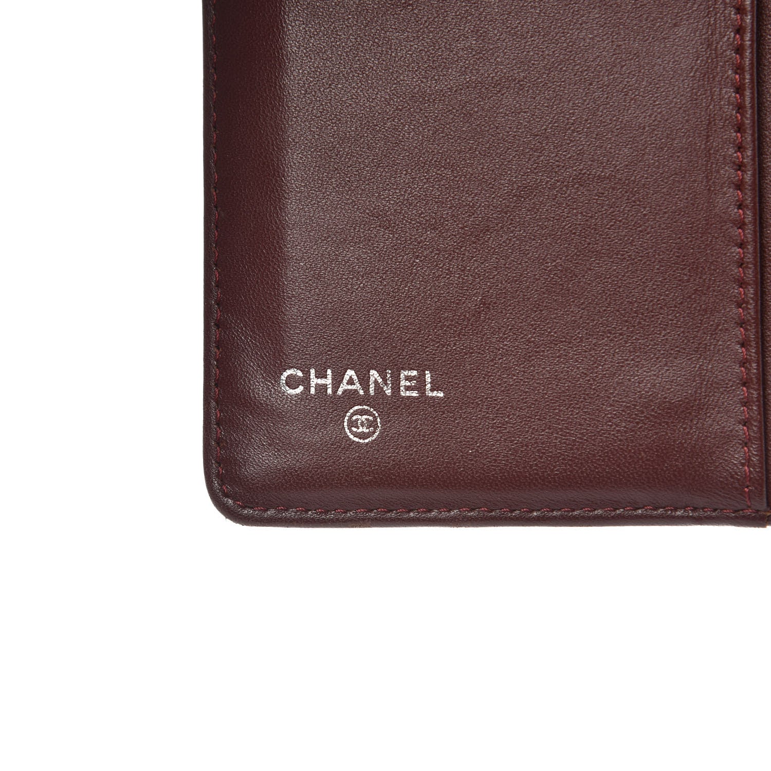 Chanel Lambskin Quilted Yen Wallet Black 6 of 15