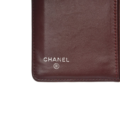 Chanel Lambskin Quilted Yen Wallet Black 6 of 15