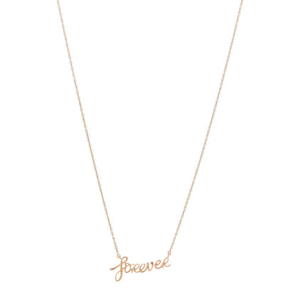 Tiffany 18K Rose Gold Paloma's Graffiti Forever Pendant Necklace 1 of 6