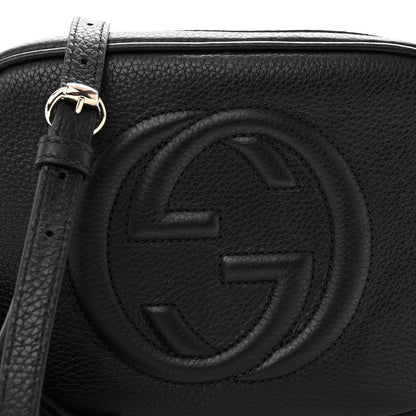 Gucci Pebbled Calfskin Small Soho Disco Bag Black 8 of 10