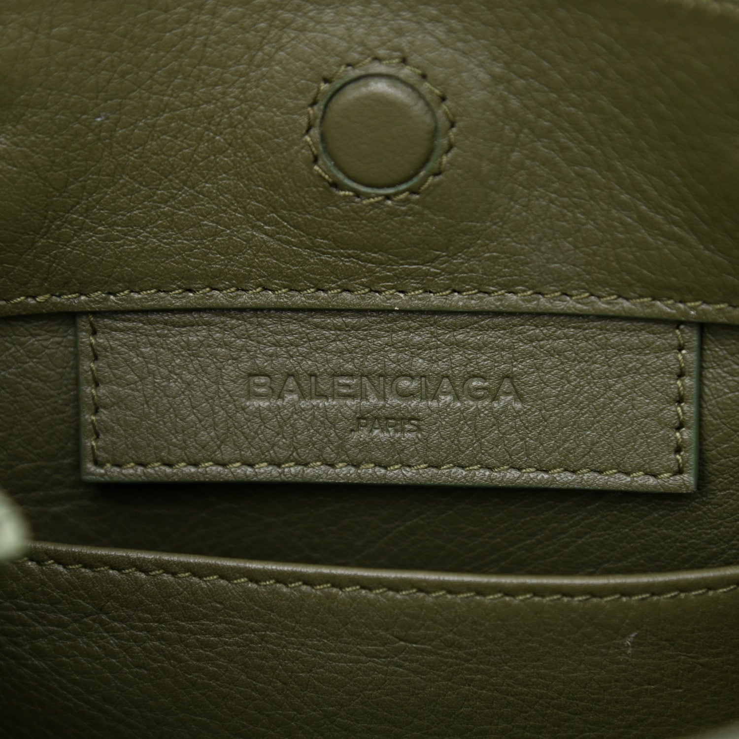 Balenciaga Calfskin Papier Mini A4 Tote Green 7 of 9