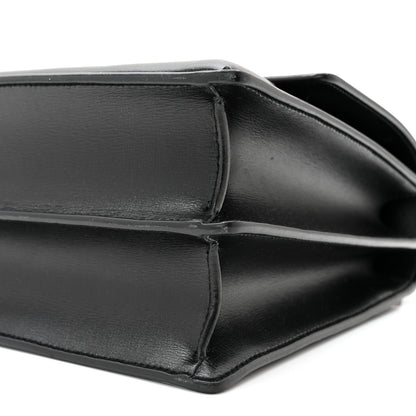 Saint Laurent Calfskin Large Monogram Sunset Black 8 of 9