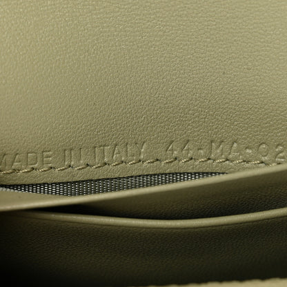 Christian Dior Goatskin Saddle Card Holder Desert Sage 7 of 7