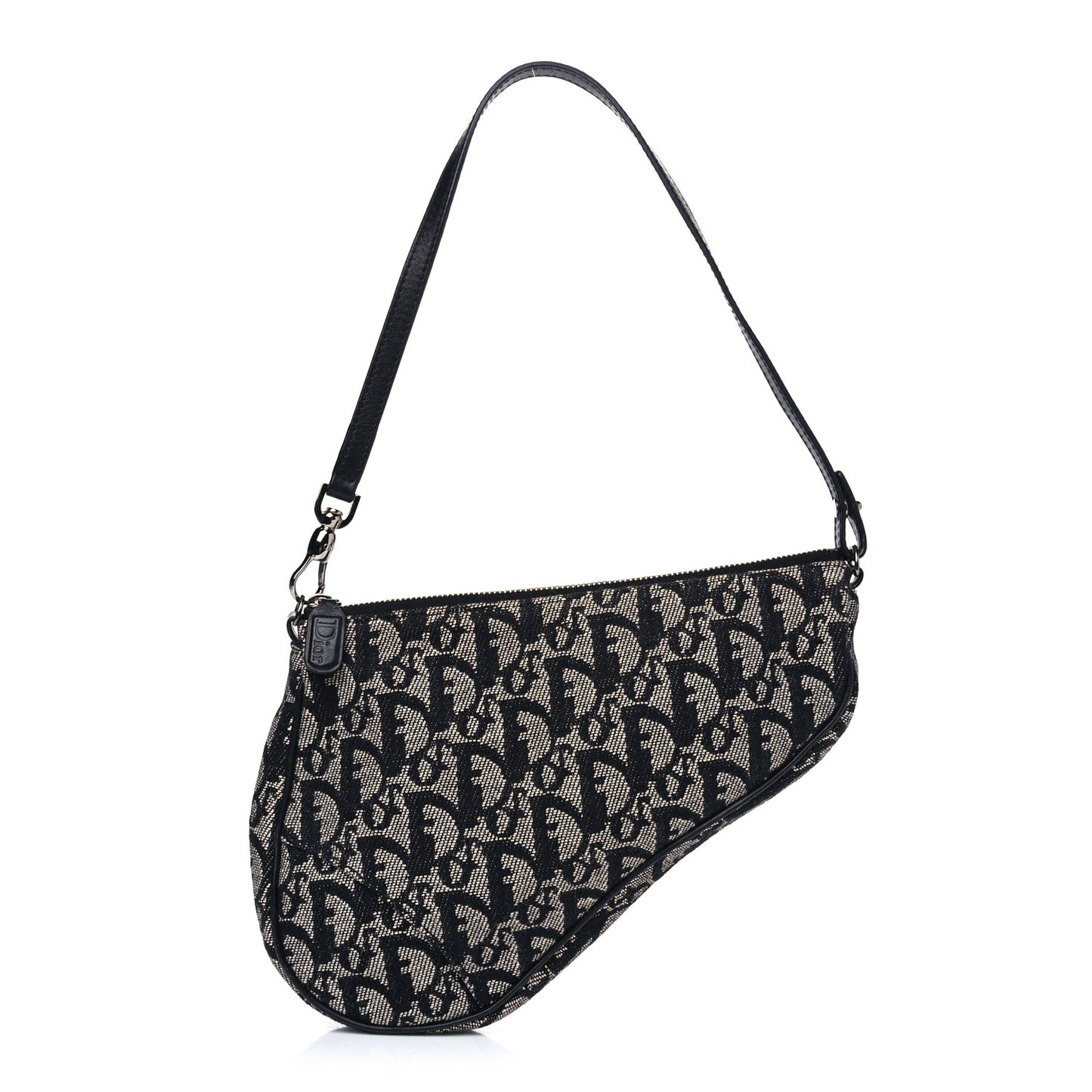 Monogram Mini Saddle Pochette Black