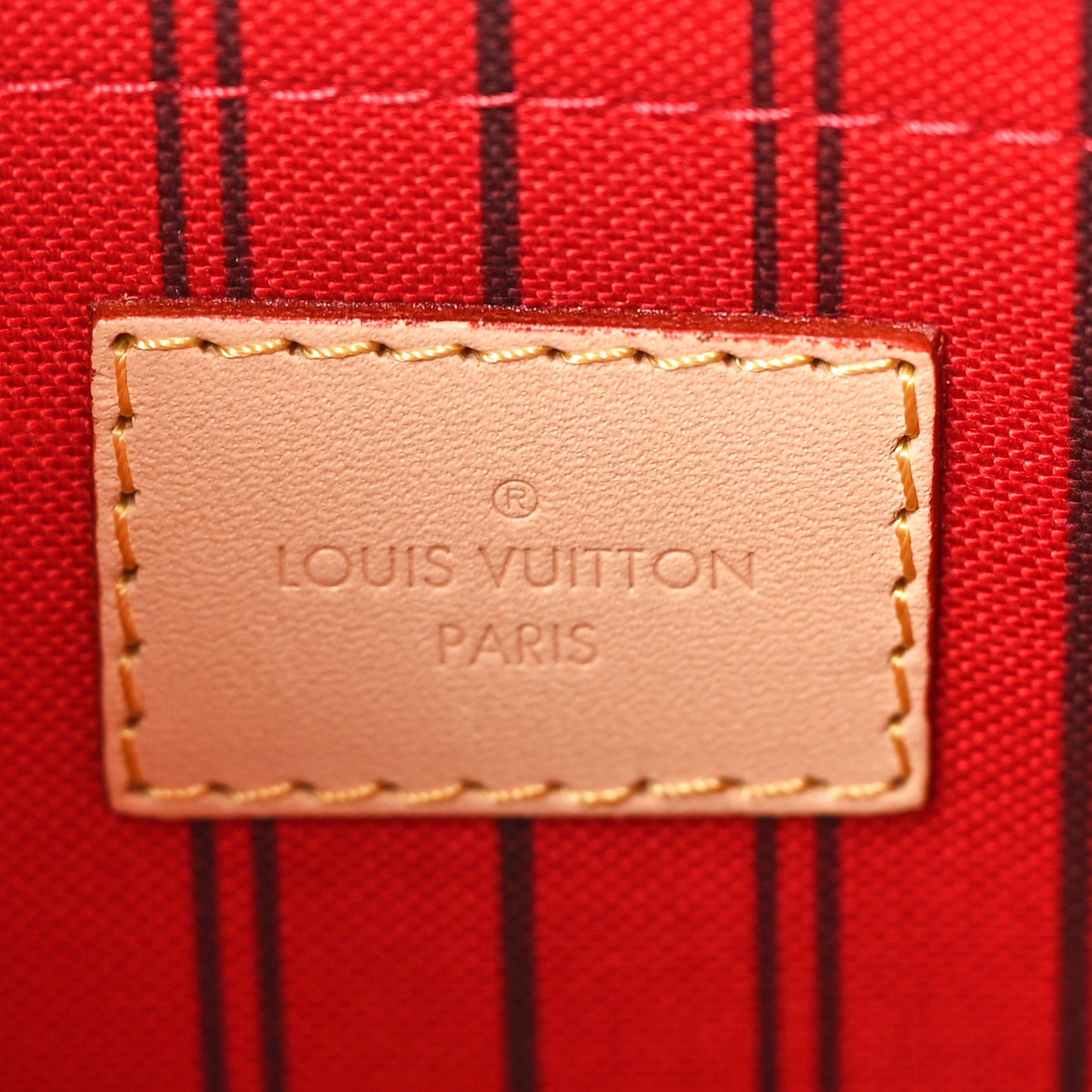 Monogram Neverfull MM GM Pochette Cherry