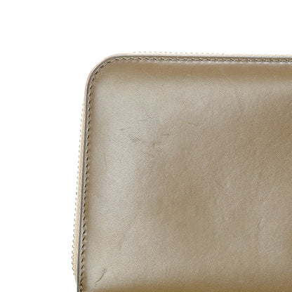 Chloe Metallic Calfskin Zip Around Wallet Gold 12 of 13