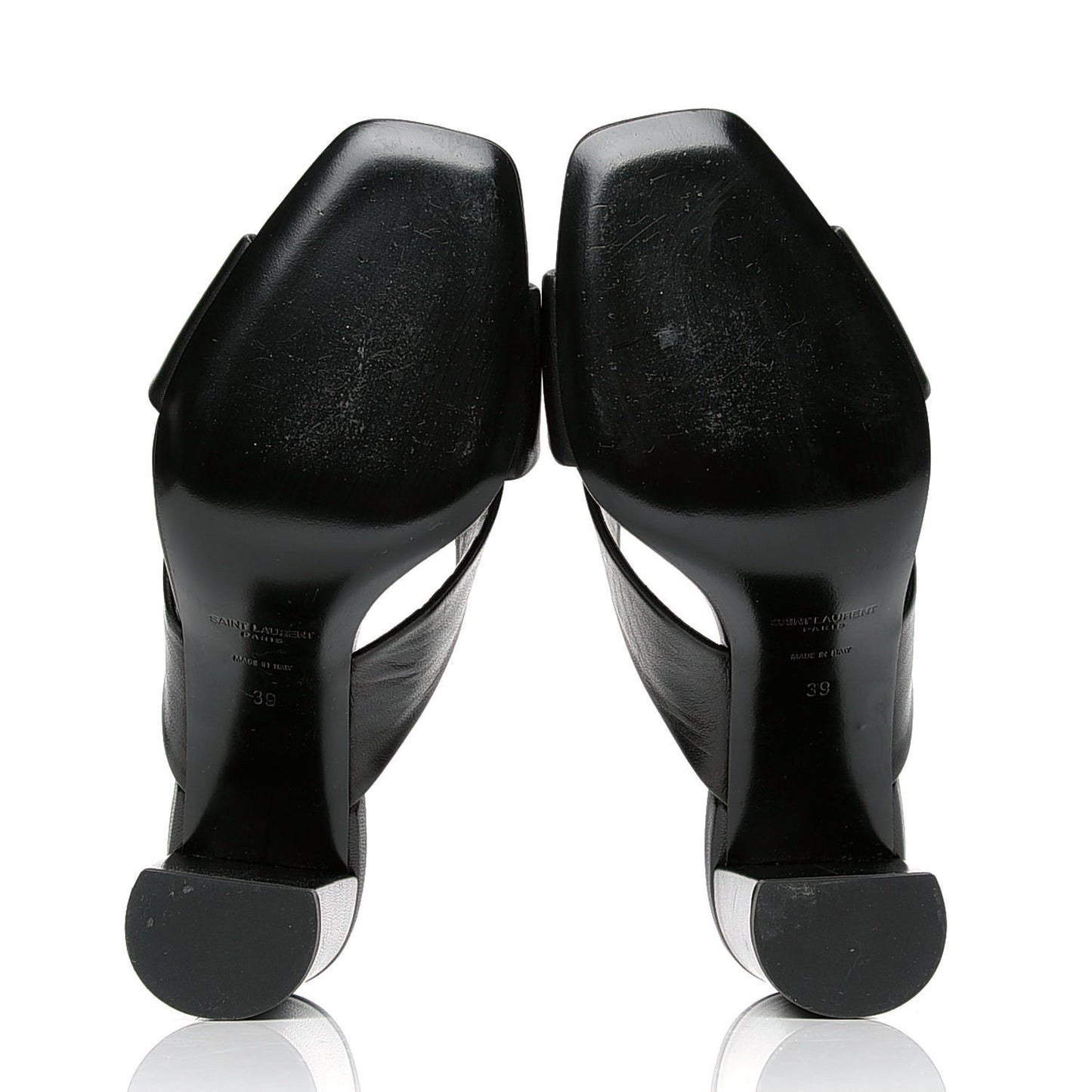 Calfskin LouLou Mules 39 Black