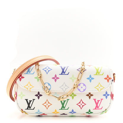 Louis Vuitton LV X TM Monogram Multicolor Ivy Wallet On Chain White 1 of 10