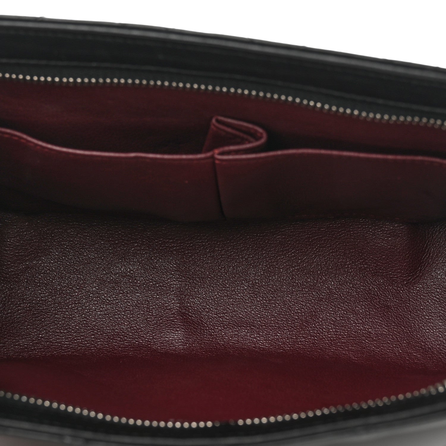 Chanel Lambskin Quilted Cosmetic Case Black 5 of 7