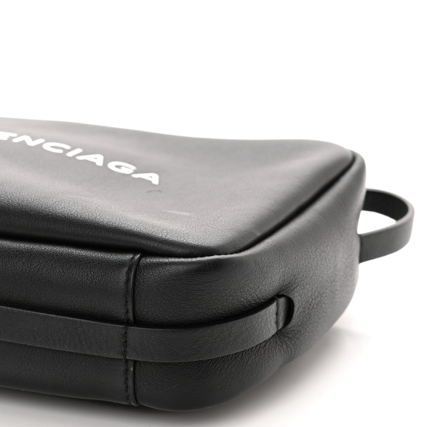 Calfskin Logo XS Everyday Camera Bag Black