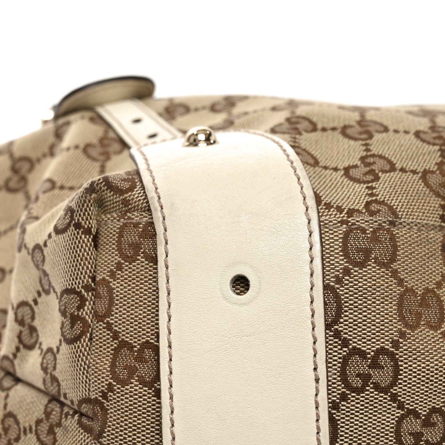 Gucci Monogram Medium Pelham Shoulder Bag  Off White 11 of 11
