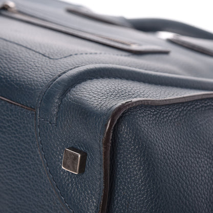 Celine Drummed Calfskin Mini Luggage Orage 10 of 10