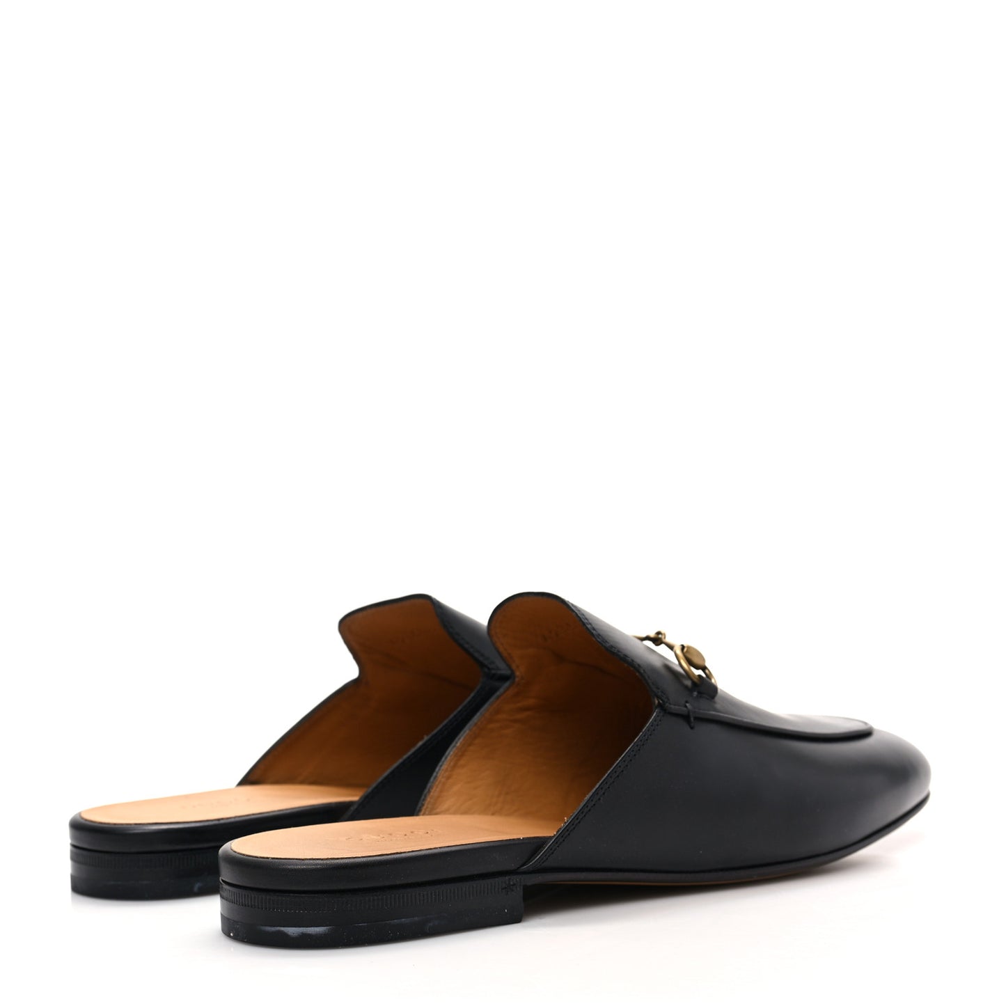 Calfskin Womens Princetown Slippers 41 Black