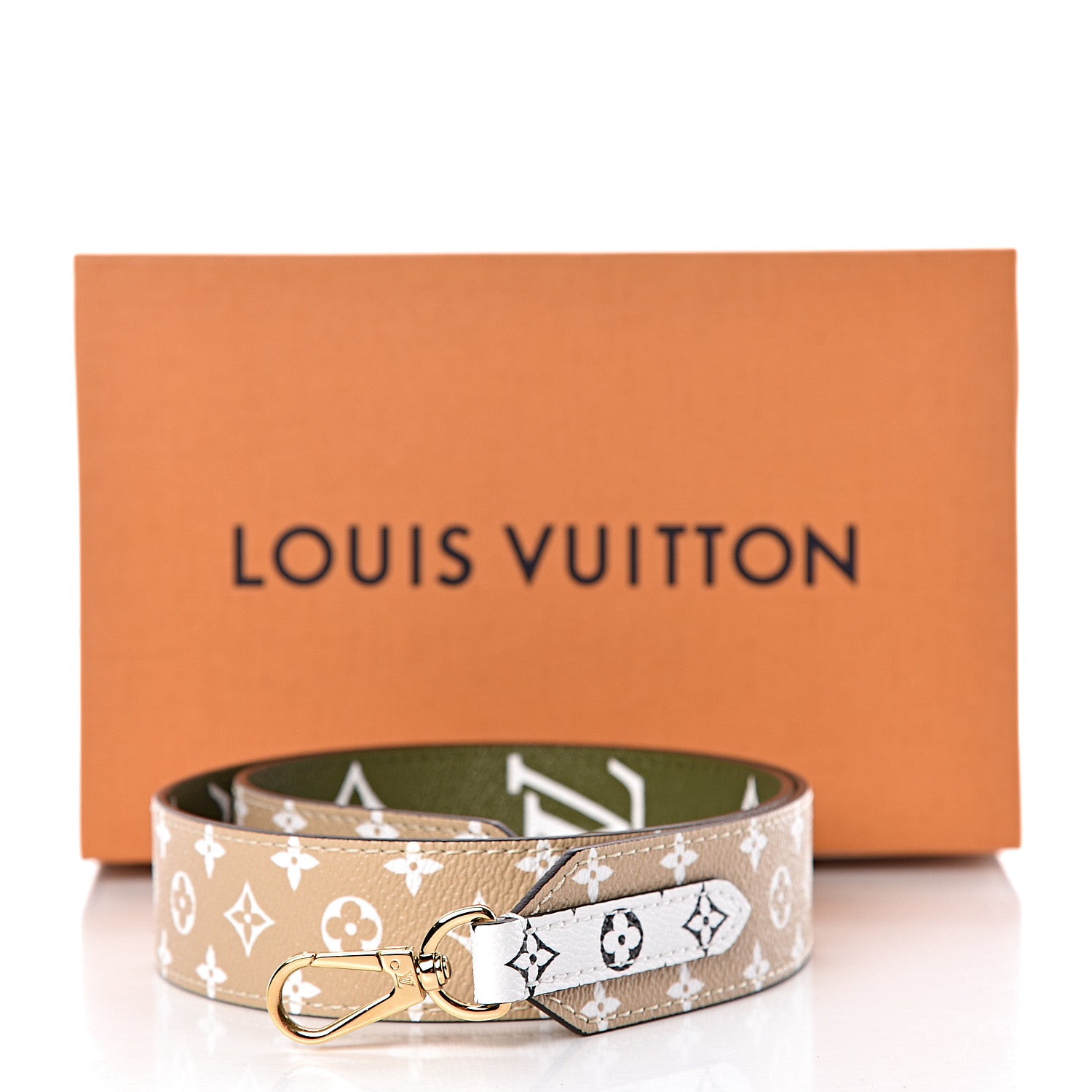 Louis Vuitton Monogram Giant Bandouliere Shoulder Strap Kaki 3 of 3