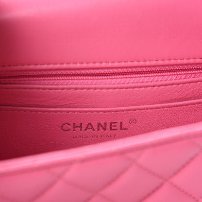 Chanel Lambskin Quilted Mini Square Flap Pink 10 of 12