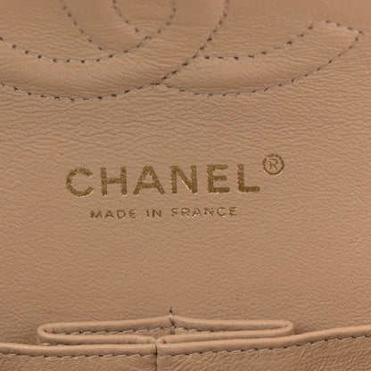 Chanel Caviar Quilted Medium Double Flap Beige 6 of 10
