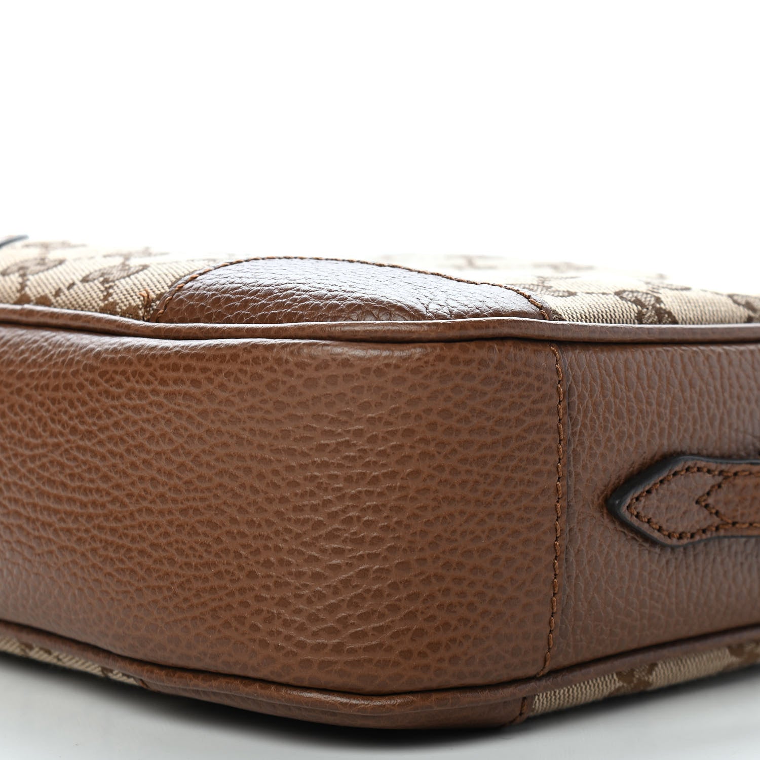 Gucci Monogram Mini Bree Messenger Bag Beige Tabacco 9 of 9