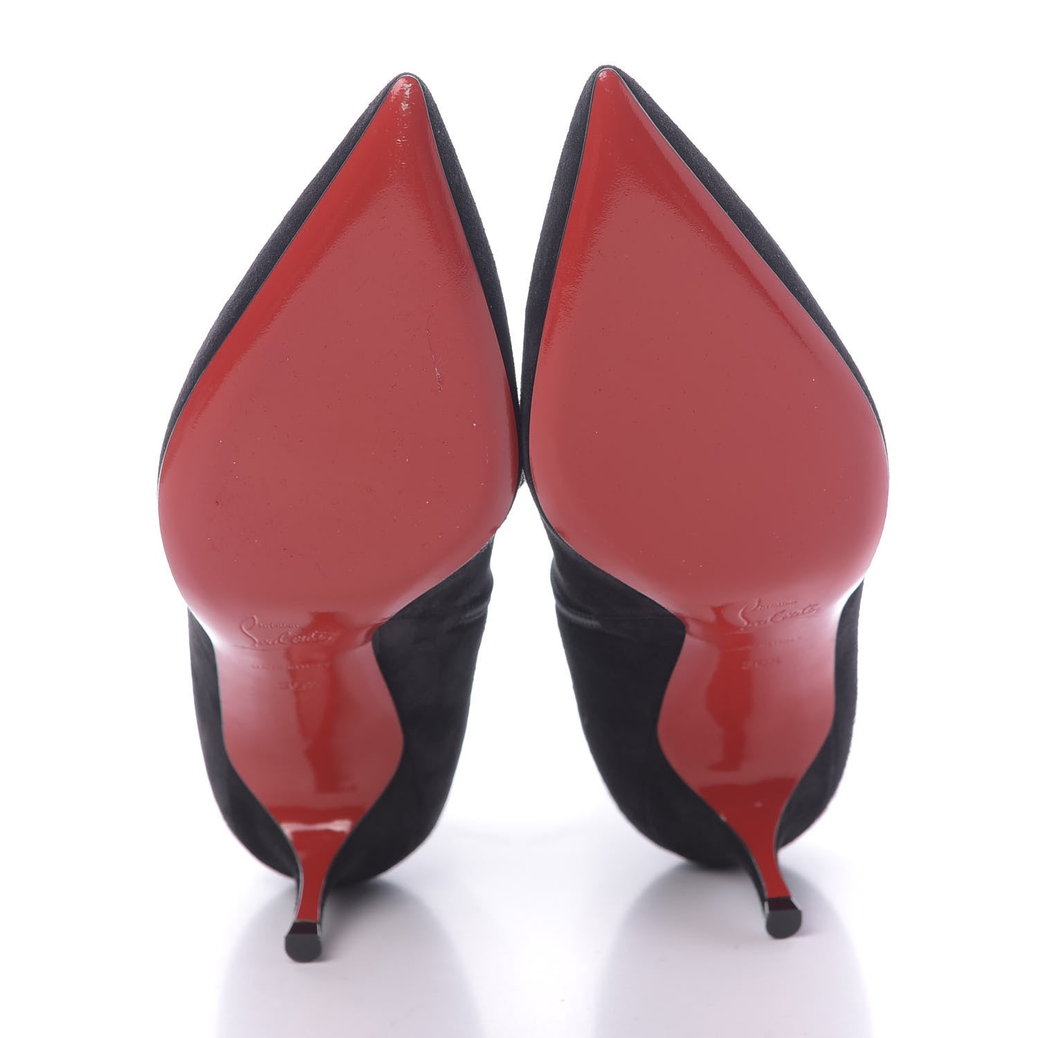 Christian Louboutin Suede So Kate Booty 55 Ankle Boots 36.5 Black 6 of 12