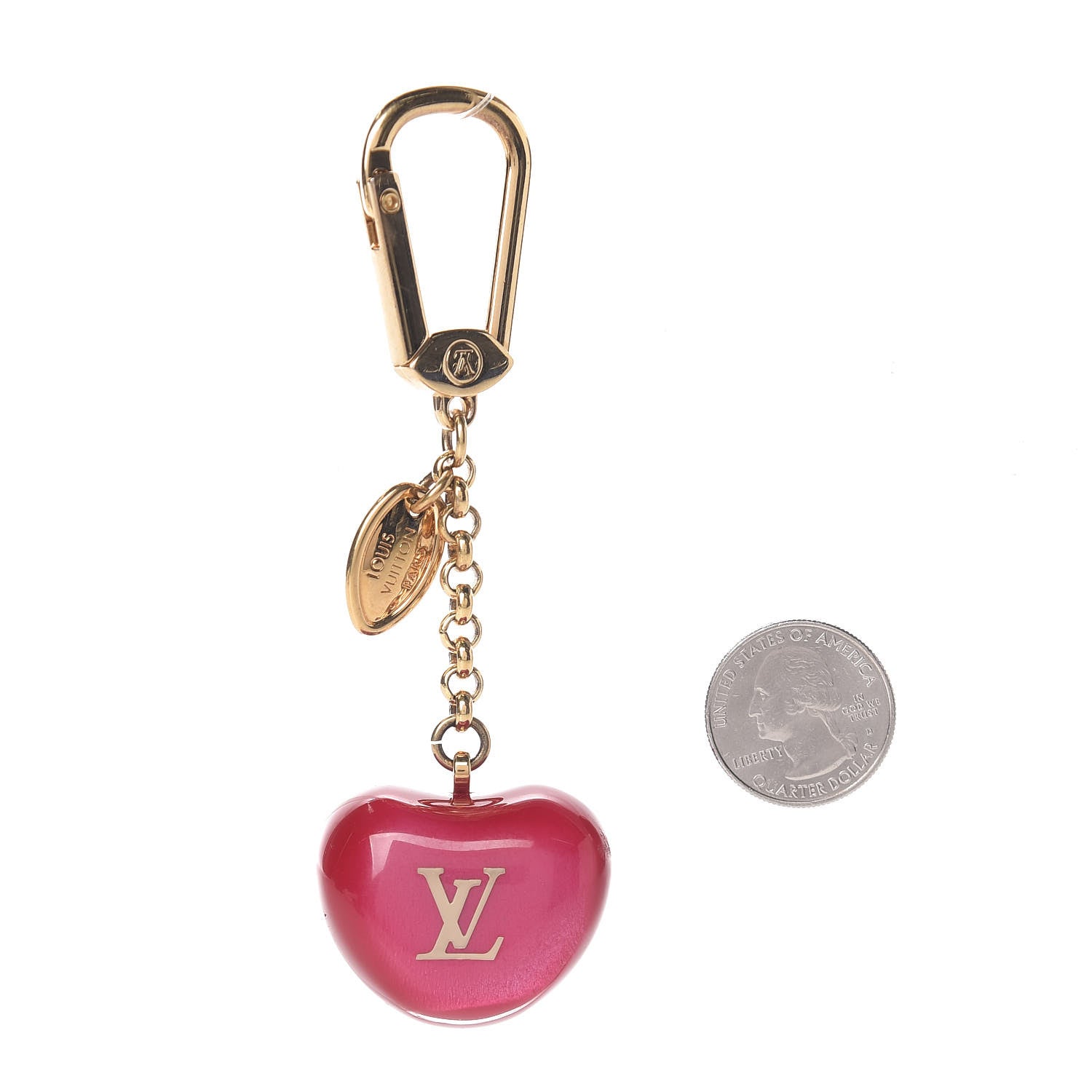 Louis Vuitton Pomme Bag Charm Key Holder Pomme D'Amour 2 of 4