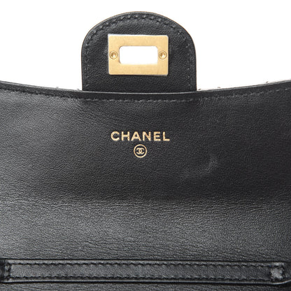 Chanel Aged Calfskin Quilted 2.55 Reissue Clutch With Chain Black 6 of 14