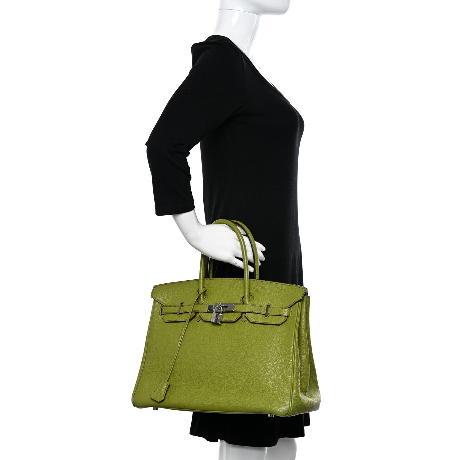 Hermes Togo BIRKIN 35 Vert Anis 2 of 11