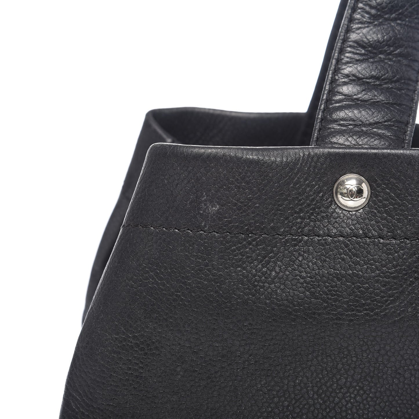Caviar Executive Cerf Shopper Tote Black