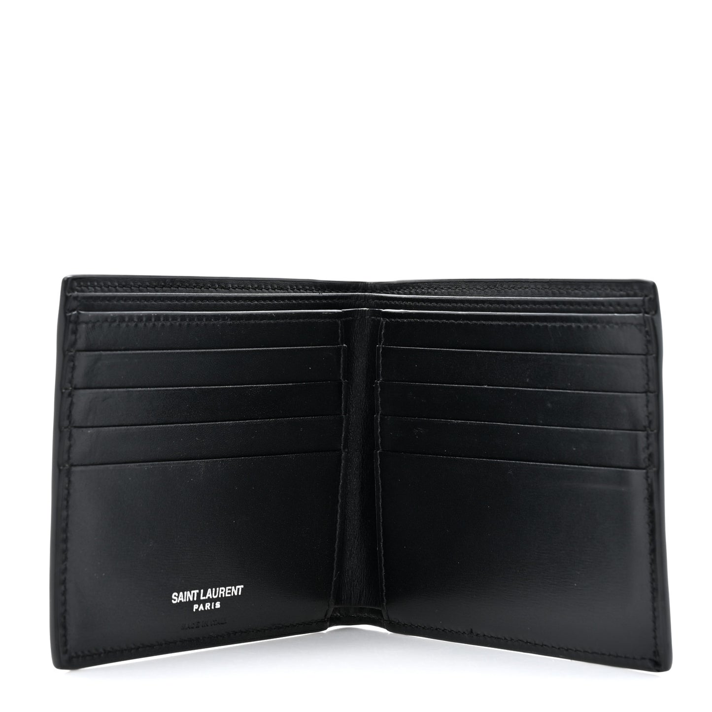 Smooth Calfskin Monogram East West Wallet Black