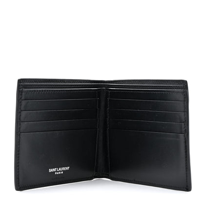 Saint Laurent Smooth Calfskin Monogram East West Wallet Black 5 of 12