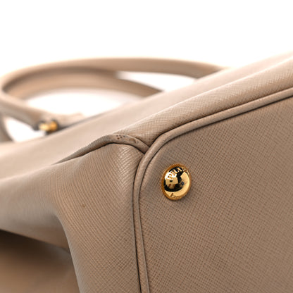 Prada Saffiano Medium Galleria Double Zip Tote Sabbia 7 of 15