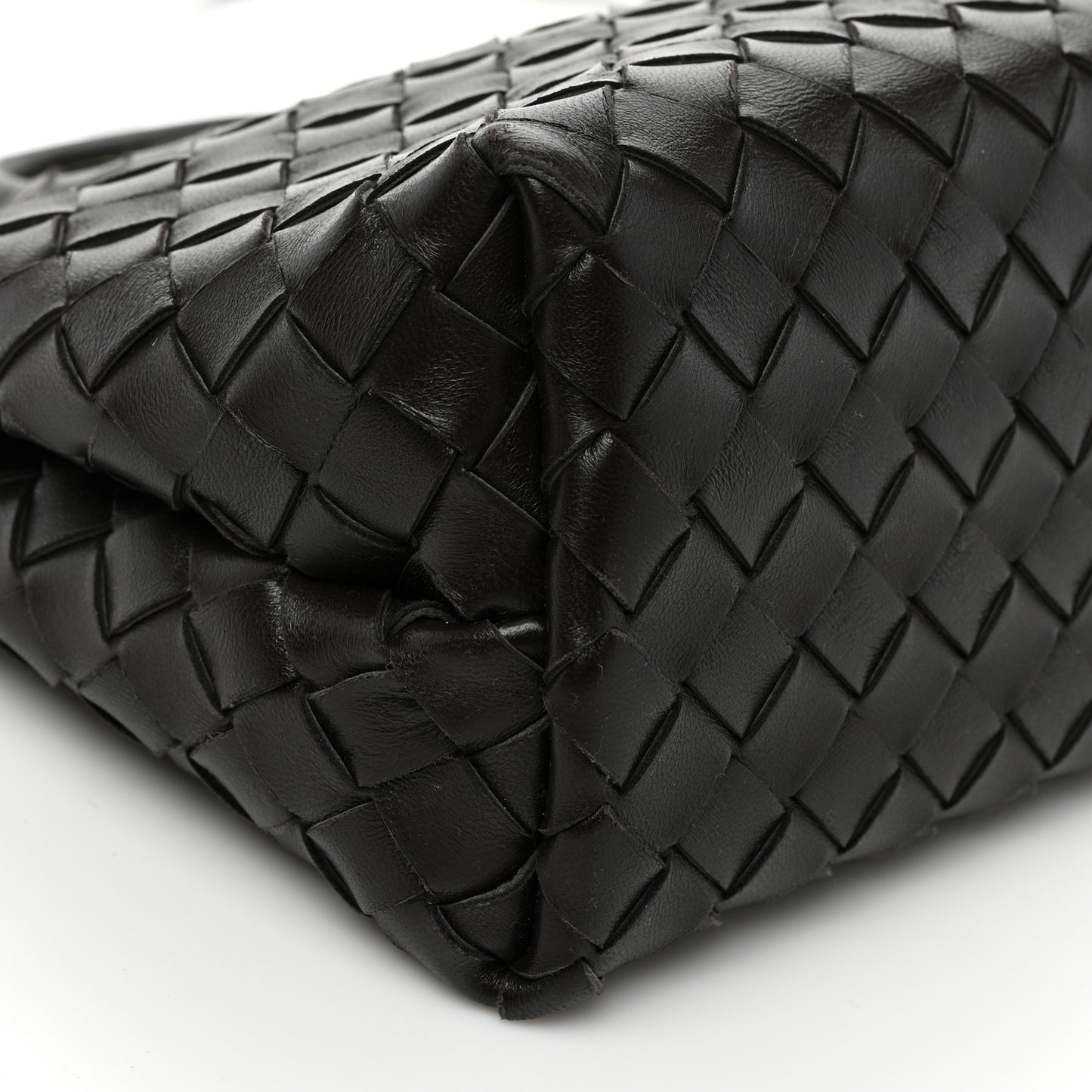 Nappa Intrecciato Small Andiamo Shoulder Bag Fondant
