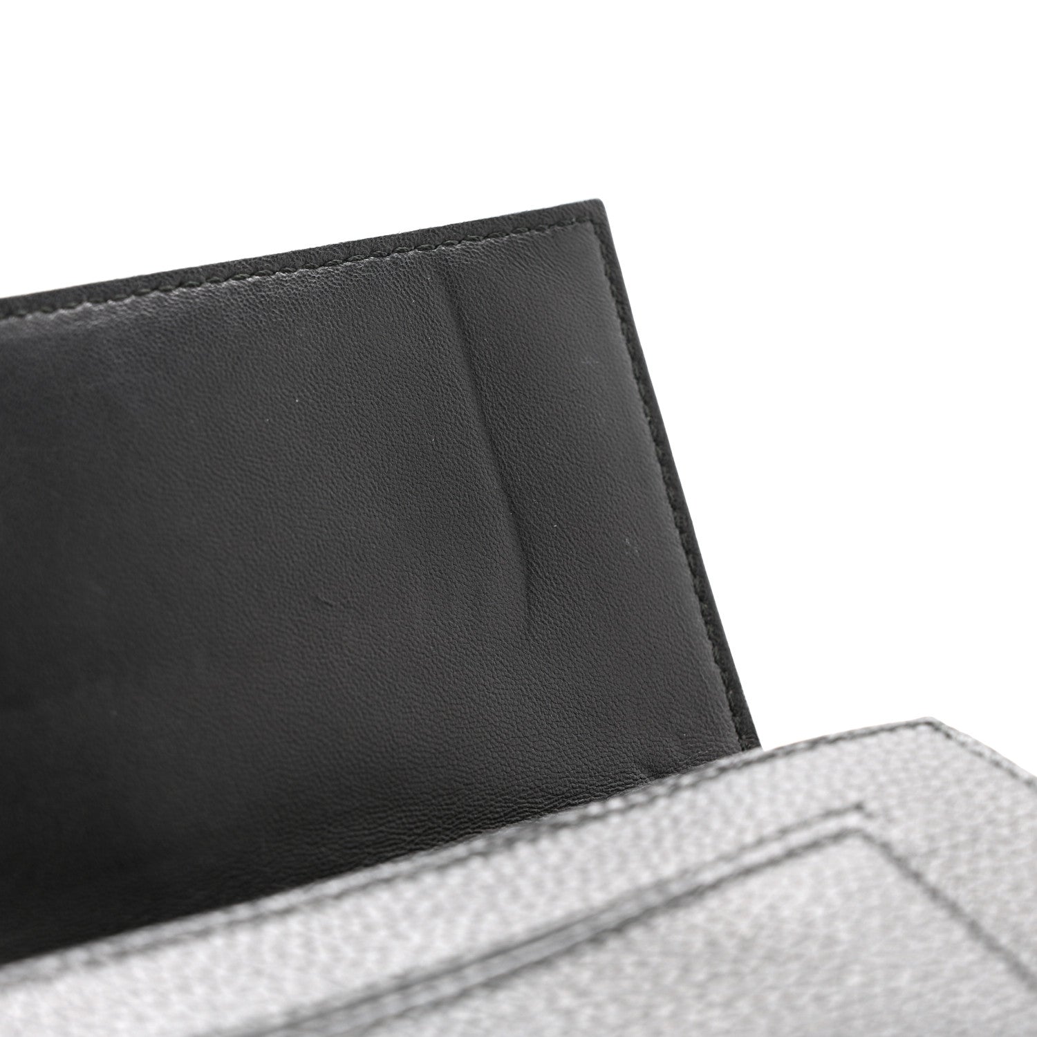 Alexander McQueen Pebbled Calfskin Skull Wallet on Chain Black 14 of 14