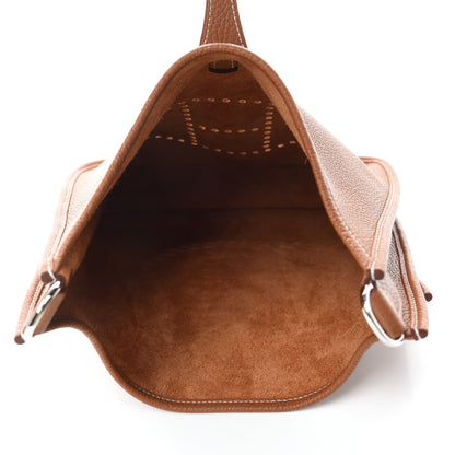 Hermes Taurillon Clemence Evelyne III PM Gold 5 of 10