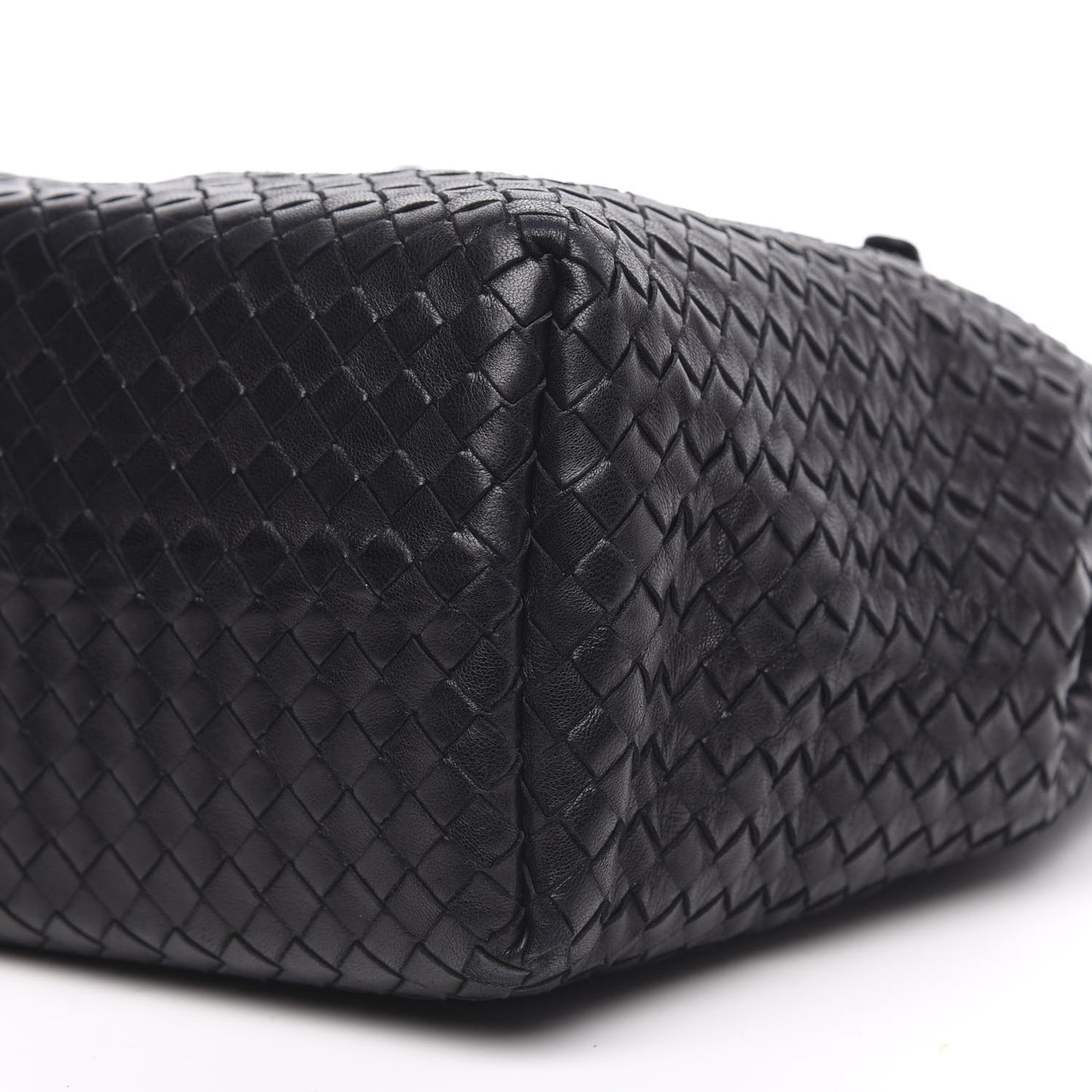 Nappa Intrecciato Medium Seamless Tote Black
