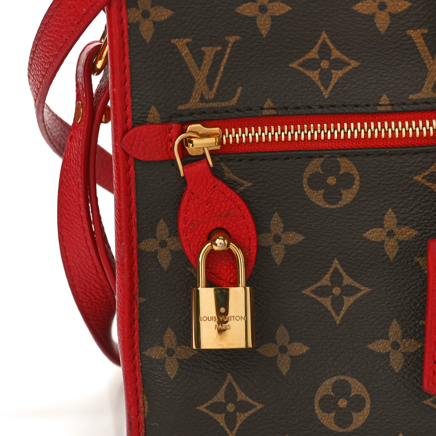 Louis Vuitton Monogram Popincourt PM Red 10 of 16