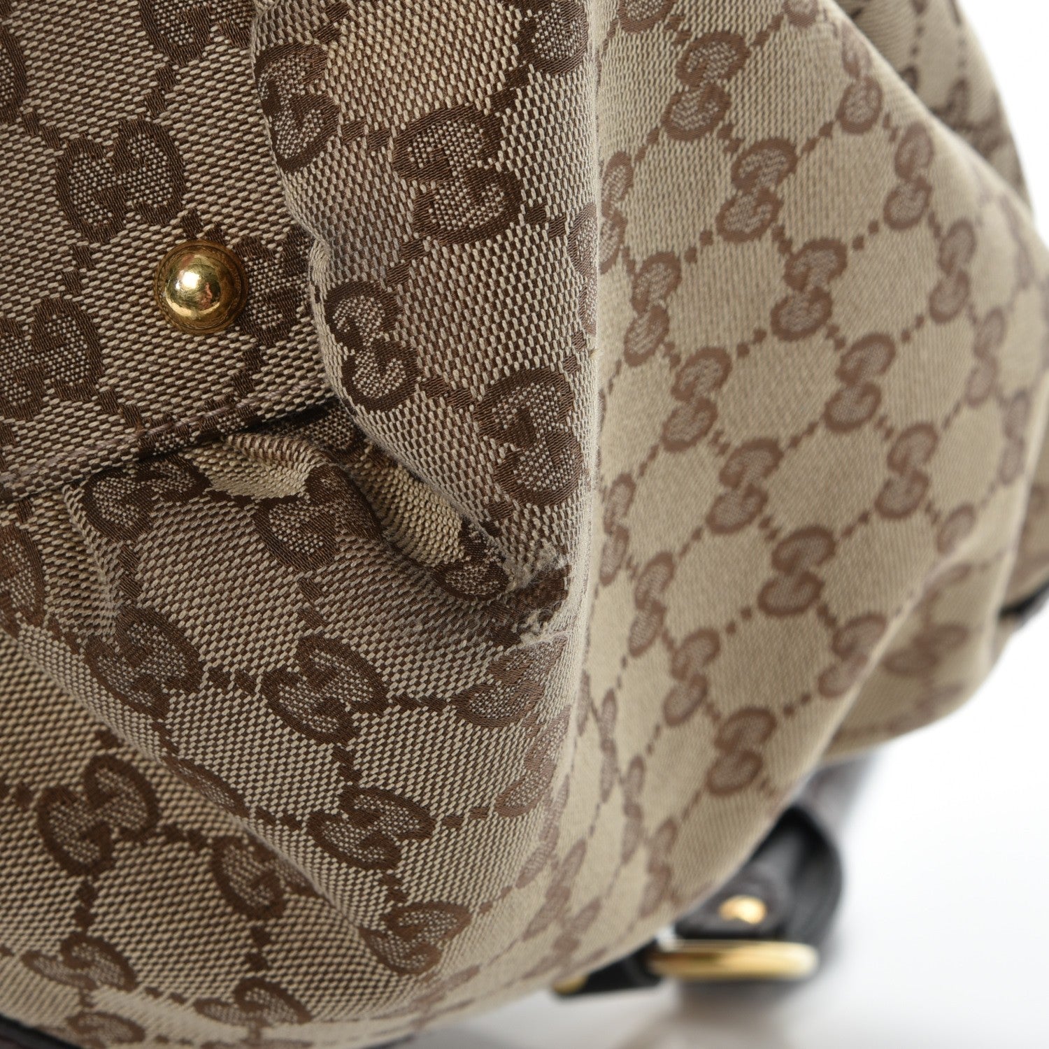 Gucci Monogram Medium Interlocking Icon Tote Dark Brown 12 of 13