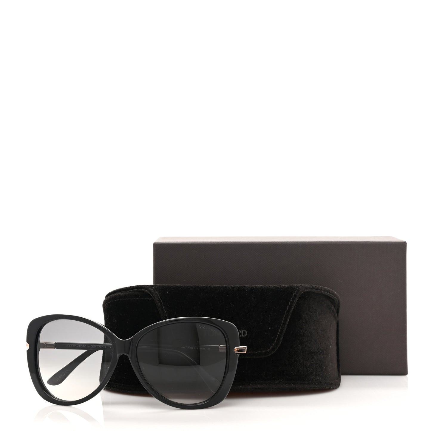 Linda Butterfly Sunglasses TF324 Black