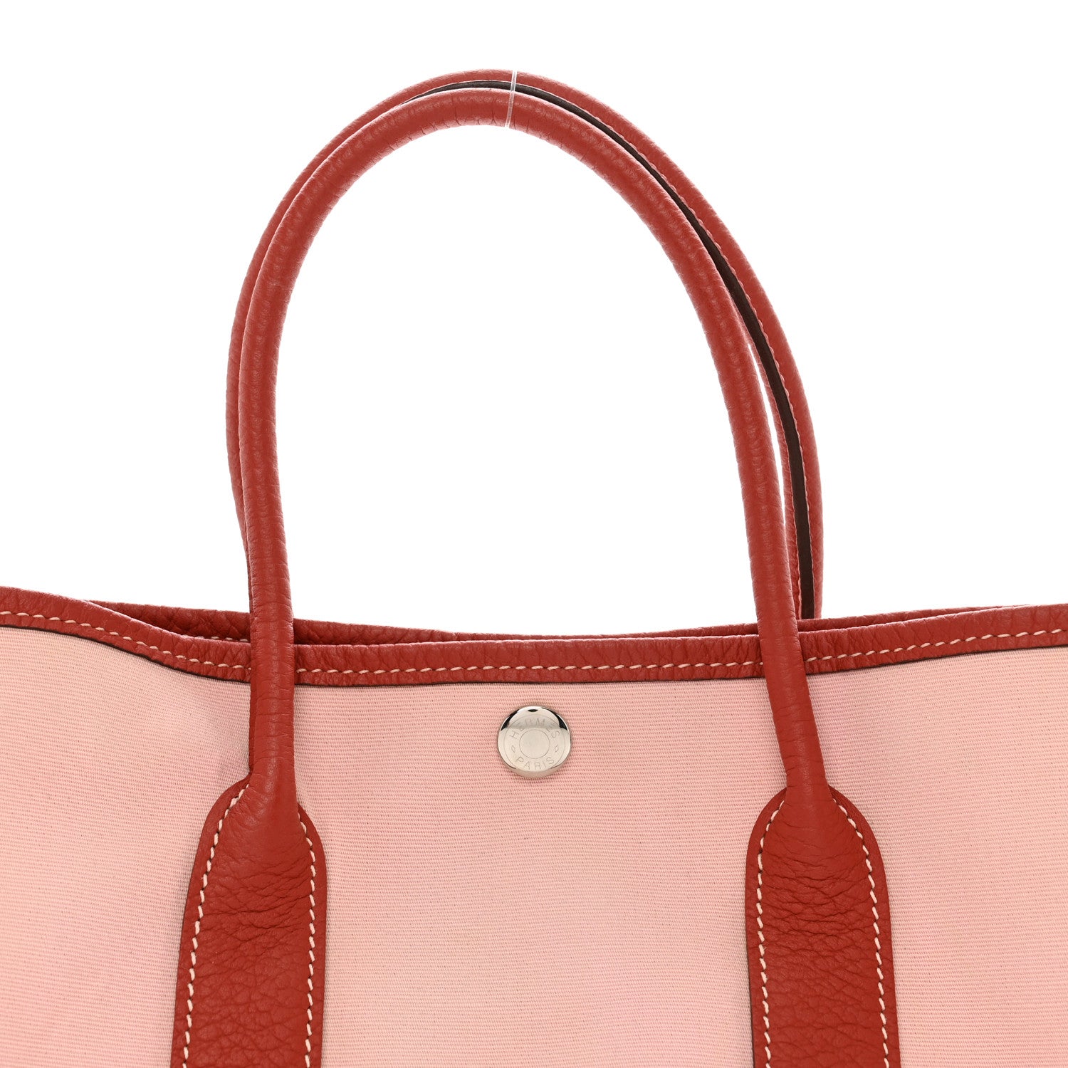 Hermes Toile Militaire Vache Country Garden Party 30 TPM Rose Sakura Rouge Duchesse 7 of 11