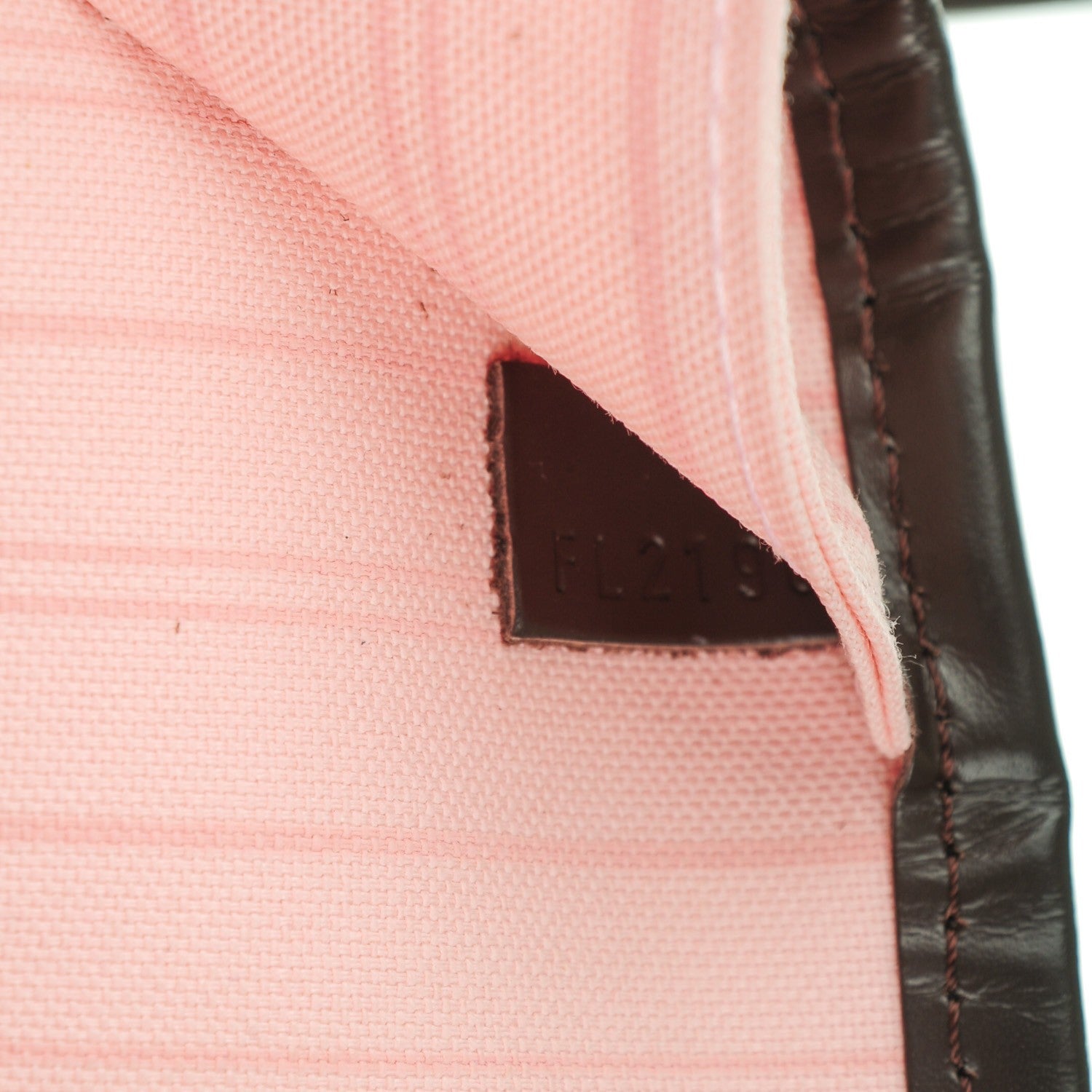 Louis Vuitton Damier Ebene Neo Neverfull MM Rose Ballerine 8 of 9