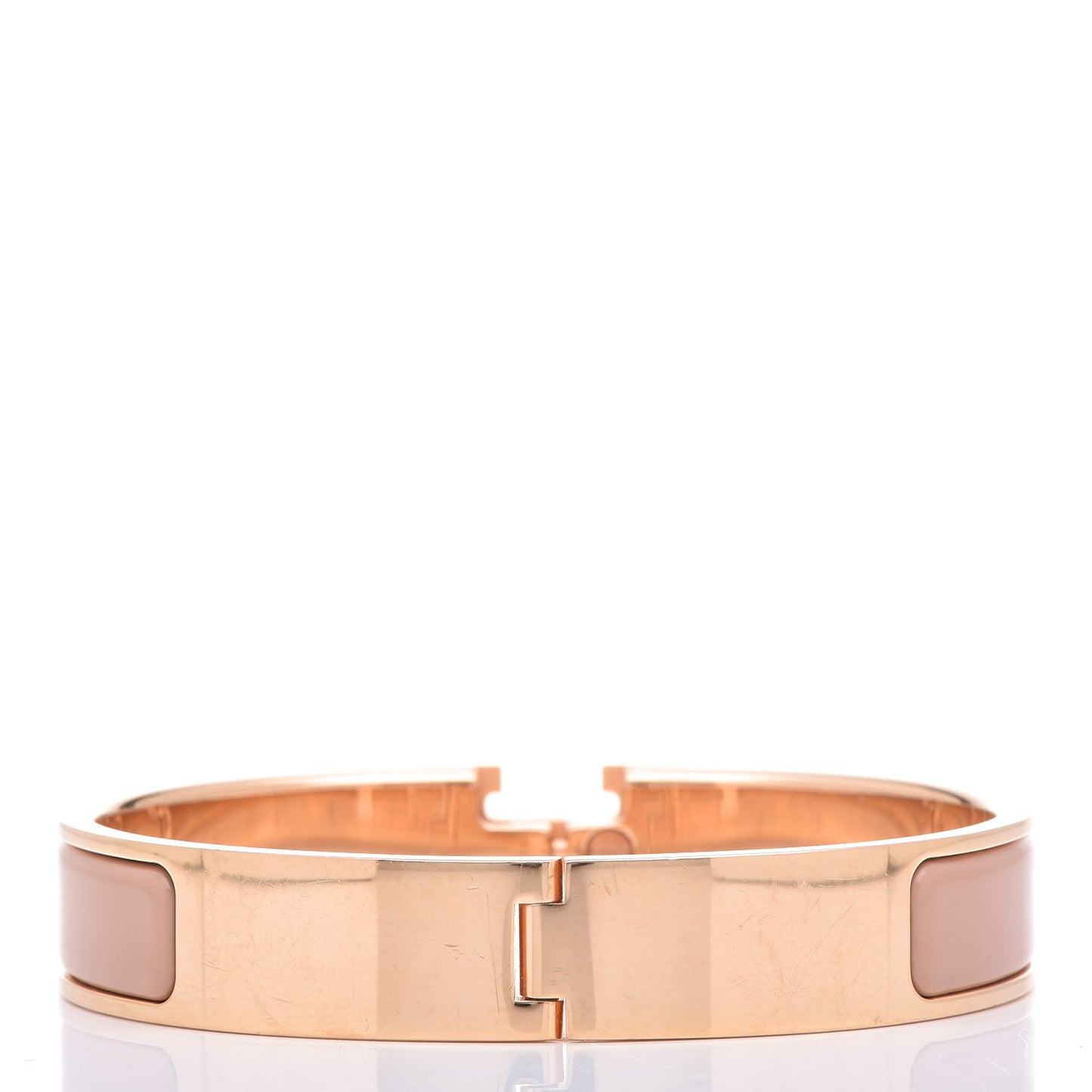 Enamel Narrow Clic Clac H GM Bracelet Makeup