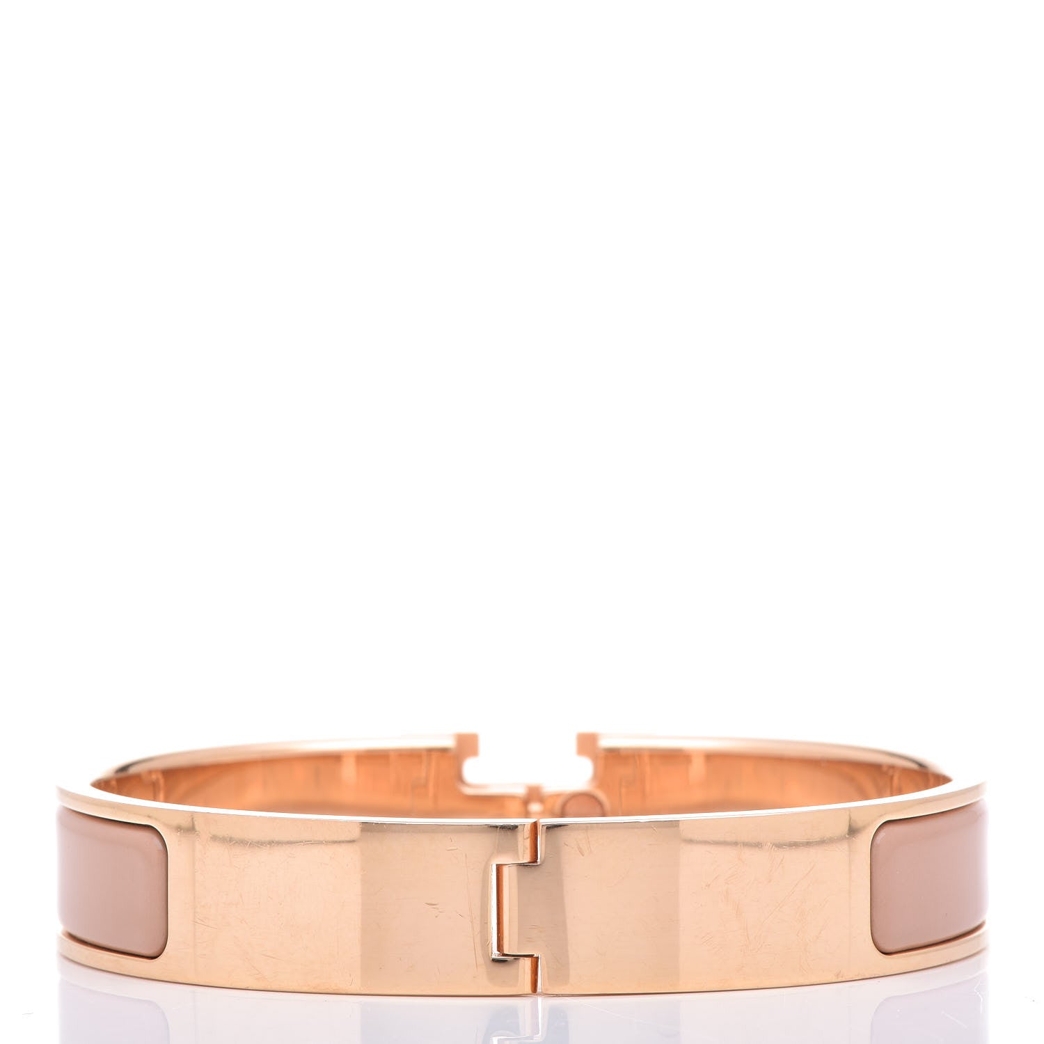 Hermes Enamel Narrow Clic Clac H GM Bracelet Makeup 3 of 5