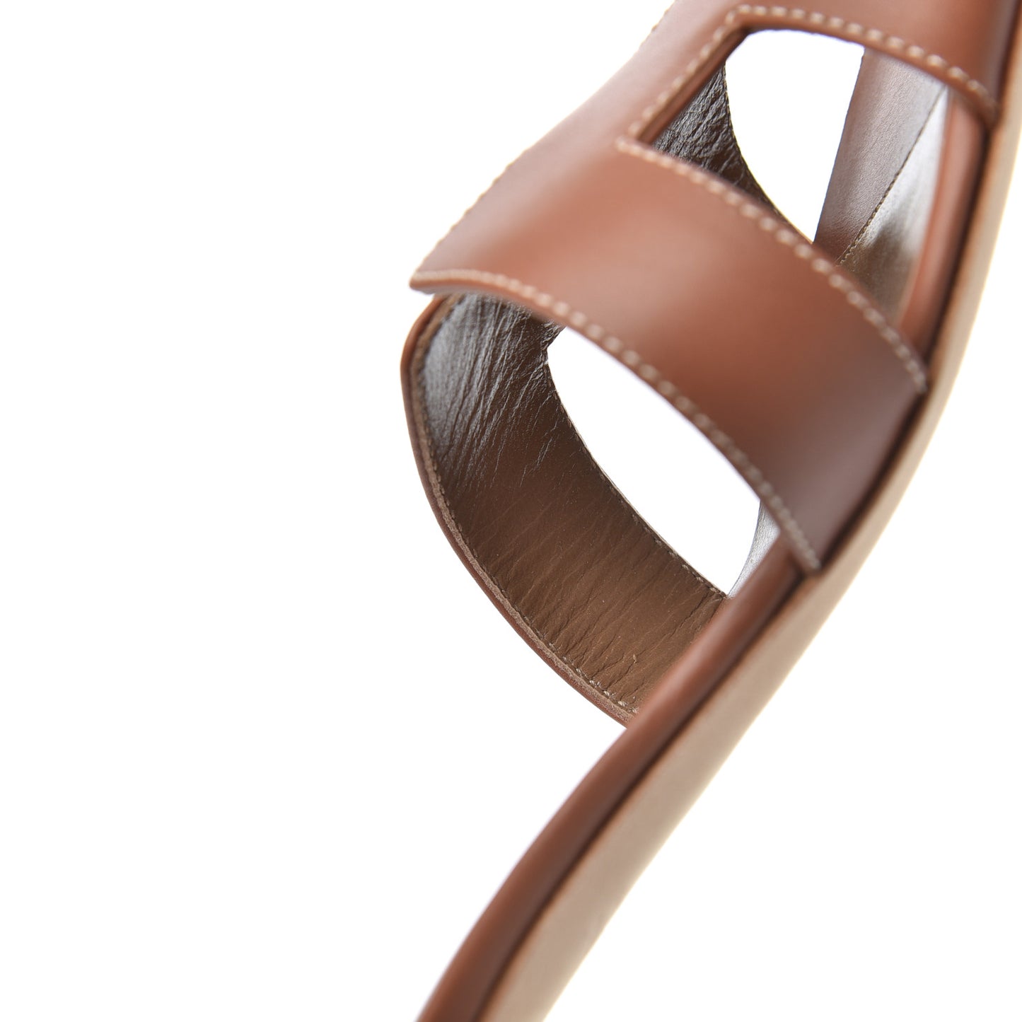 Calfskin Oasis Sandals 37.5 Gold