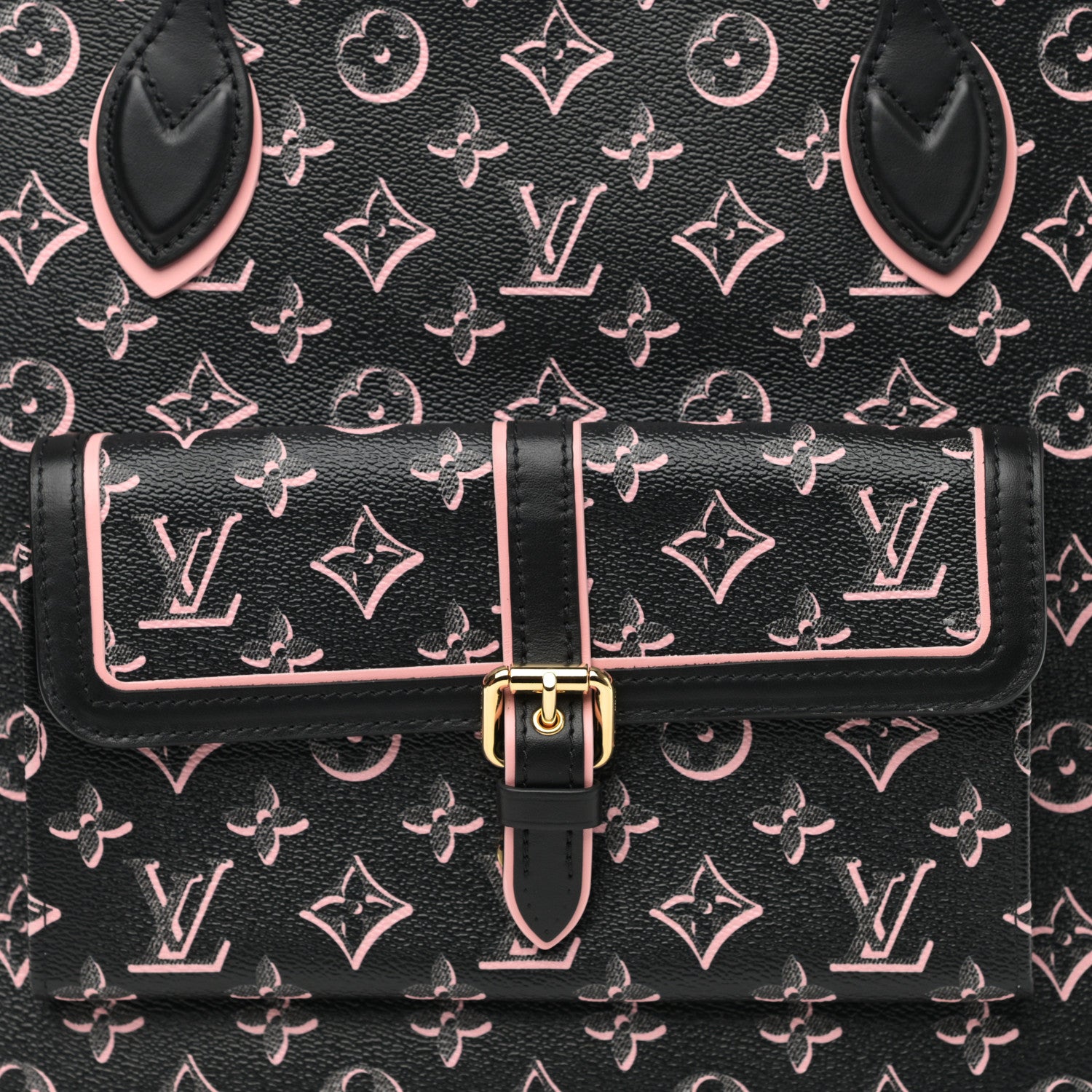 Louis Vuitton Monogram Fall For You Neverfull MM Black 8 of 10