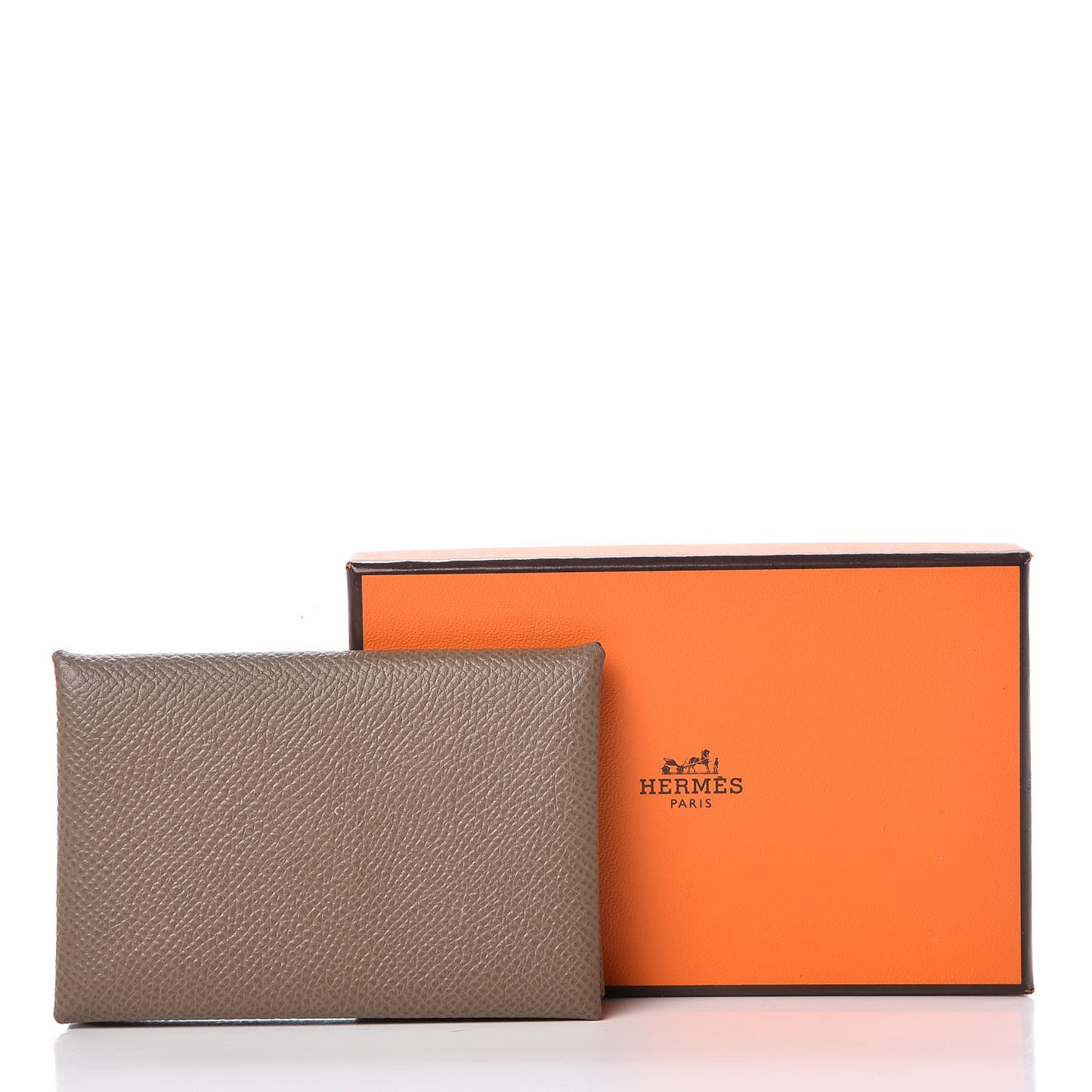 Epsom Calvi Card Case Etoupe