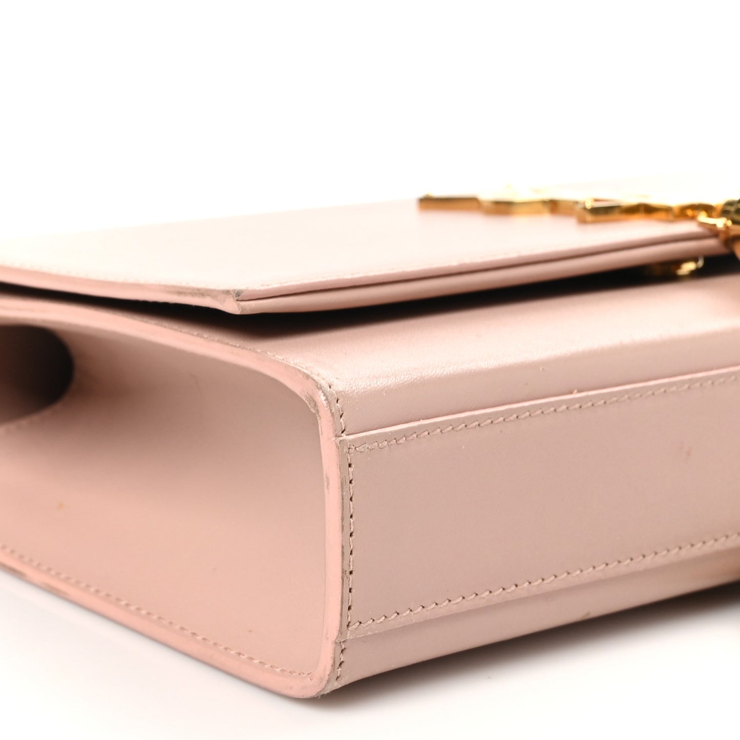 Smooth Calfskin Medium Classic Monogram Kate Tassel Satchel Pink