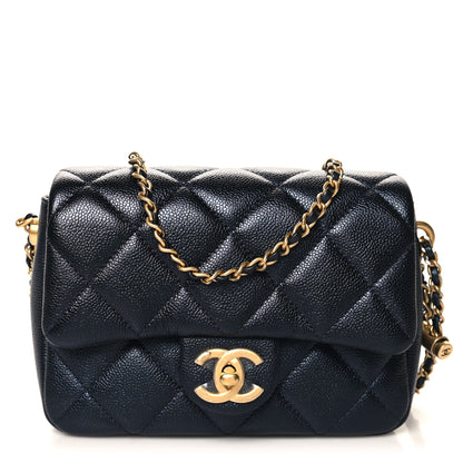 Chanel Iridescent Caviar Quilted Mini My Perfect Flap Black 1 of 10