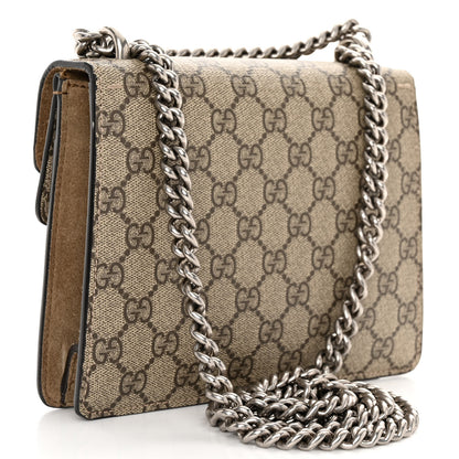 Gucci GG Supreme Monogram Mini Dionysus Shoulder Bag Taupe 3 of 13