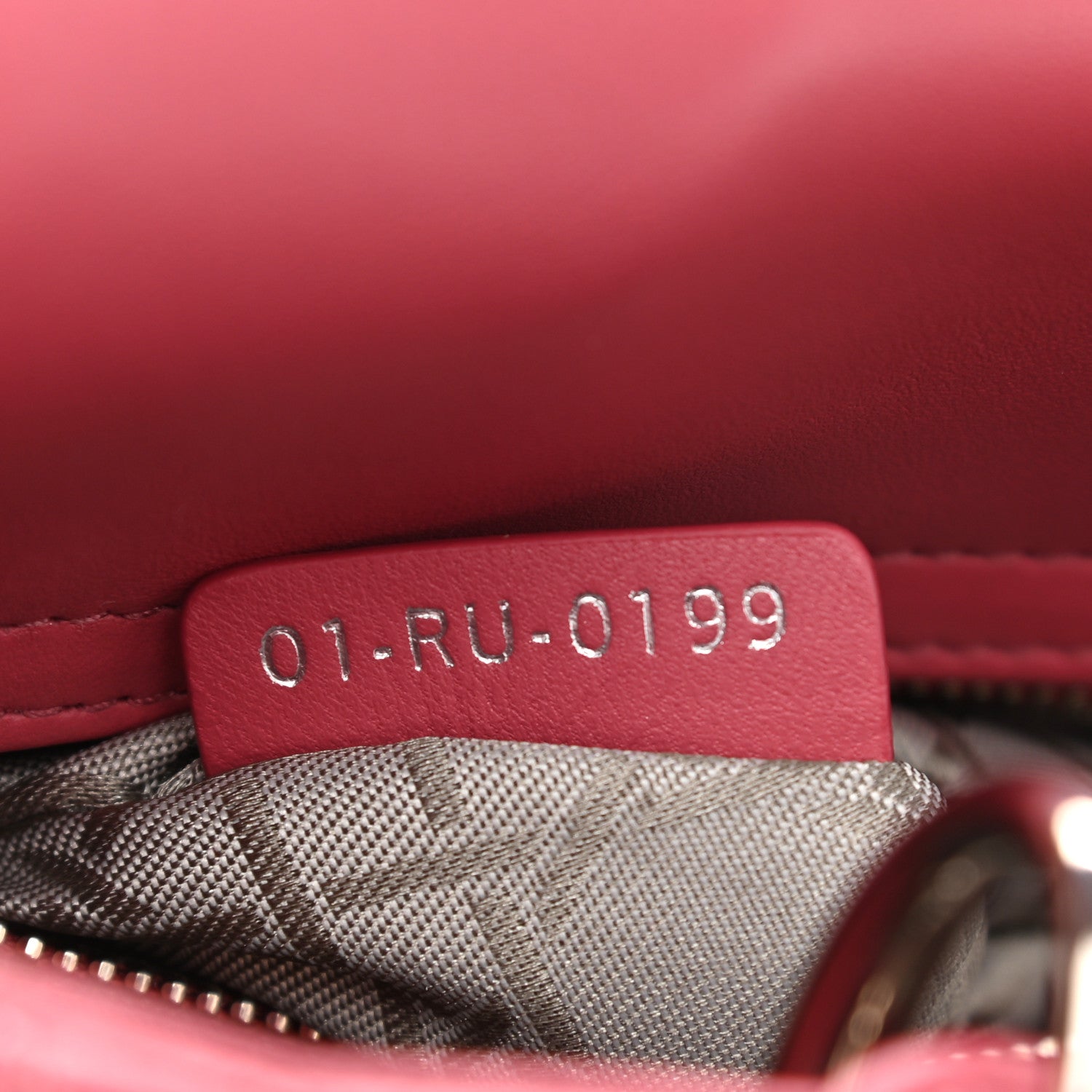 Christian Dior Lambskin Cannage Small My ABCDior Lady Dior Coral 7 of 11