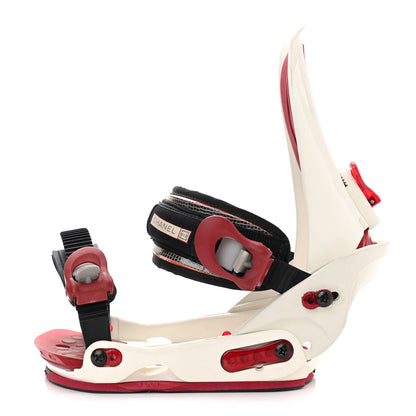 Chanel Luxury in the Alps Snowboard and Bindings Set 157 White Red 10 of 25